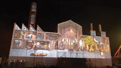 Zwarte Cross - Stage Projection