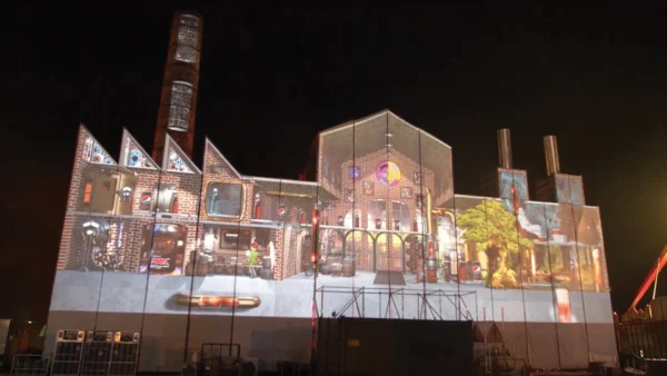Zwarte Cross - Stage Projection